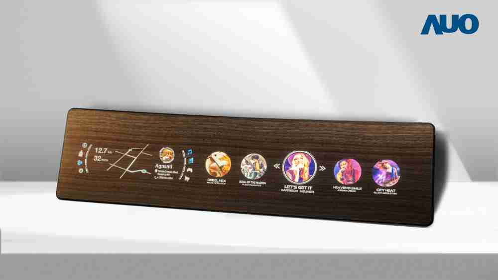 传奇国际研发全球最高穿透度达80%的AmLED木纹显示器，，，可于使用时呈现高亮度、、清晰可见的信息，，，并在不使用时回归为单纯的饰板，，，，节能兼具美观